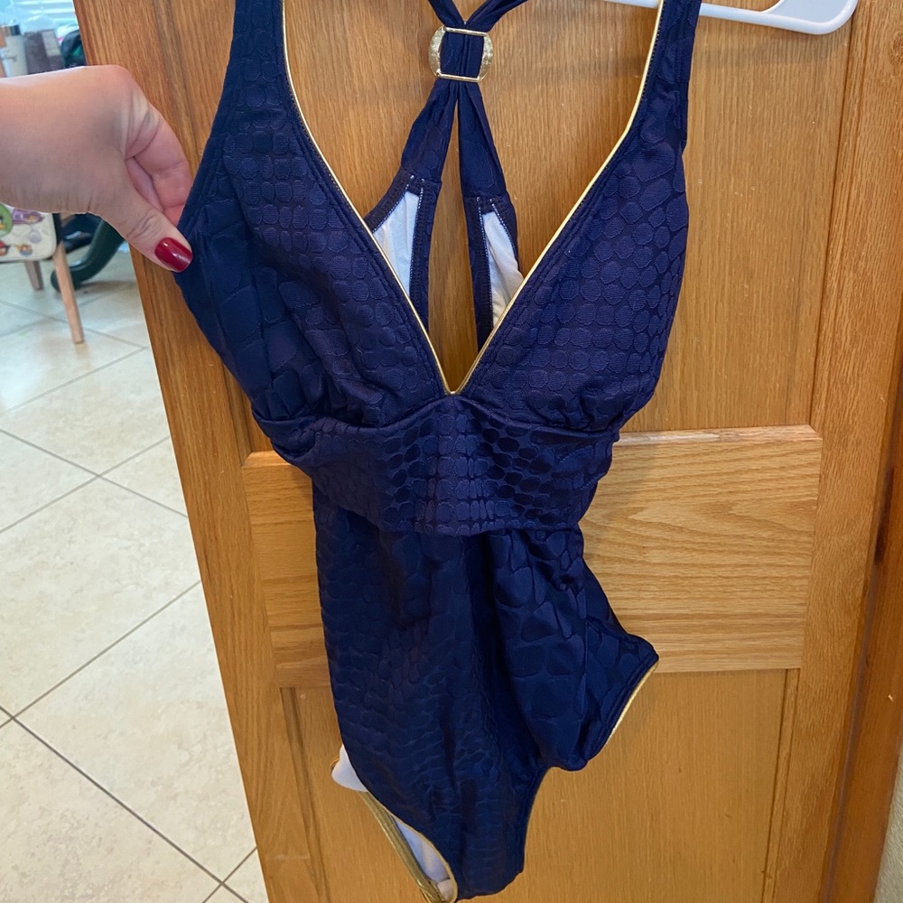 Hilfiger low cut high hip swimsuit